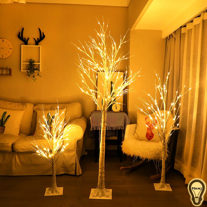 [ HÀNG SẮN 1m8 ] Đèn LED Trang Trí Hình Cây Phong Cách Tây, Nội Thất, Sảnh Khách Sạn, Nhà Hàng, Sân Vườn, làm đèn DECOR.