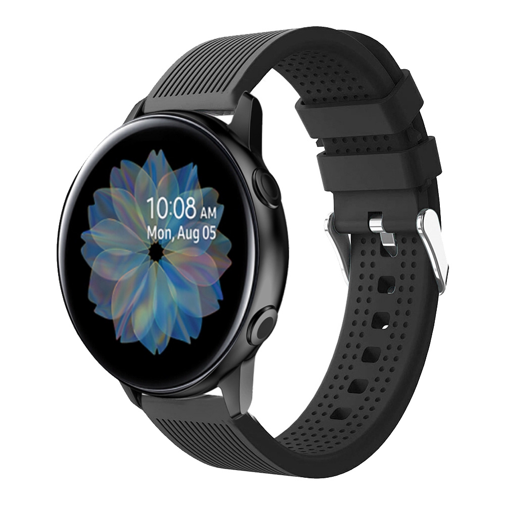 Dây Đeo Silicon 20mm Cho Đồng Hồ Thông Minh Samsung Galaxy Watch Active 2 40mm 44mm 42mm