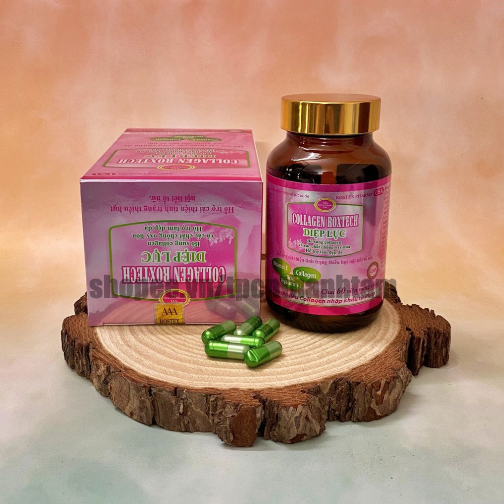 [ HOT ] Viên uống COLLAGEN DIỆP LỤC bổ sung biton  hỗ trợ làm đẹp da, trắng sáng da, có thể dùng cho người bị u, bướu | BigBuy360 - bigbuy360.vn