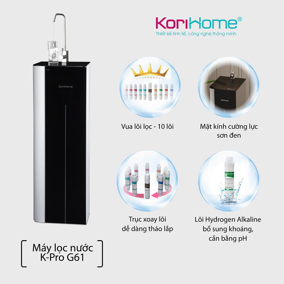 Máy lọc nước Korihome K-PRO WPK-G61 (10 cấp lọc) | Shopee Việt Nam