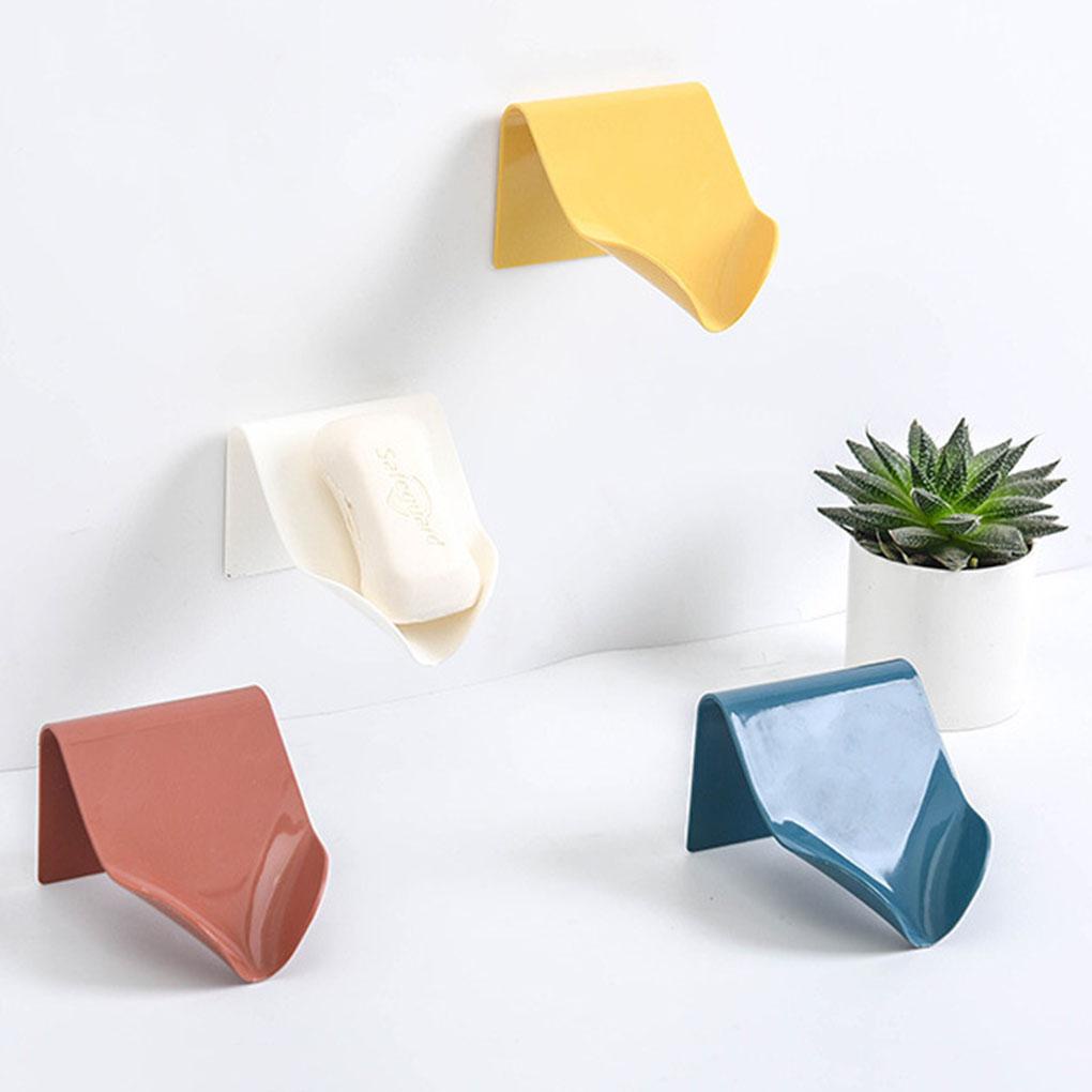 Giá Đỡ Xà Phòng Gắn Tường Nhà Tắm / Bếp Tự Dính Màu Xanh Dương Đậm
