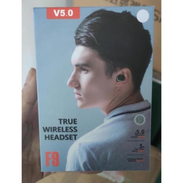 Tai Nghe Bluetooth F9 Pro Max V5.0 Chống Nước Chống Ồn Siêu Bass