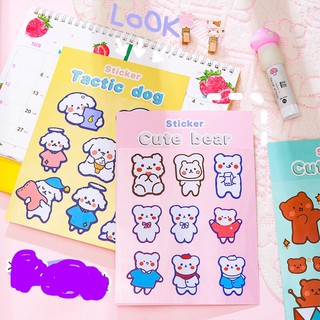 🐻Sticker17 hình dán cute, sticker trang trí