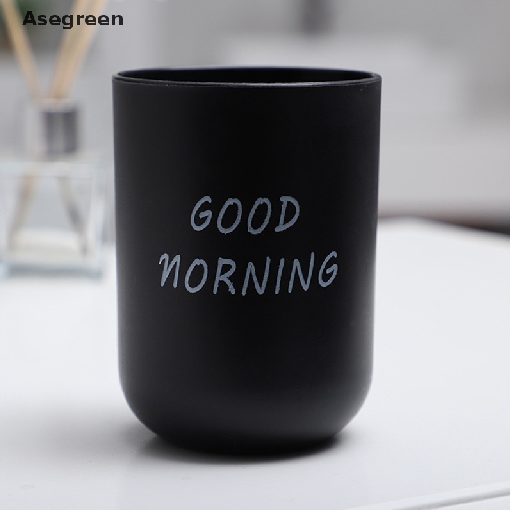 Cốc đánh răng in chữ Good Morning cho nhà tắm khách sạn