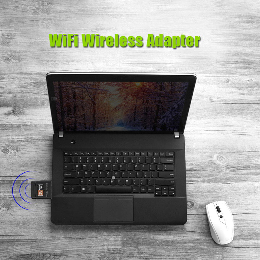 Bộ chuyển đổi Wifi USB Wifi 5Ghz Bộ điều hợp Wi-Fi USB AC 600Mbps Bộ điều hợp Wi-fi Băng tần kép