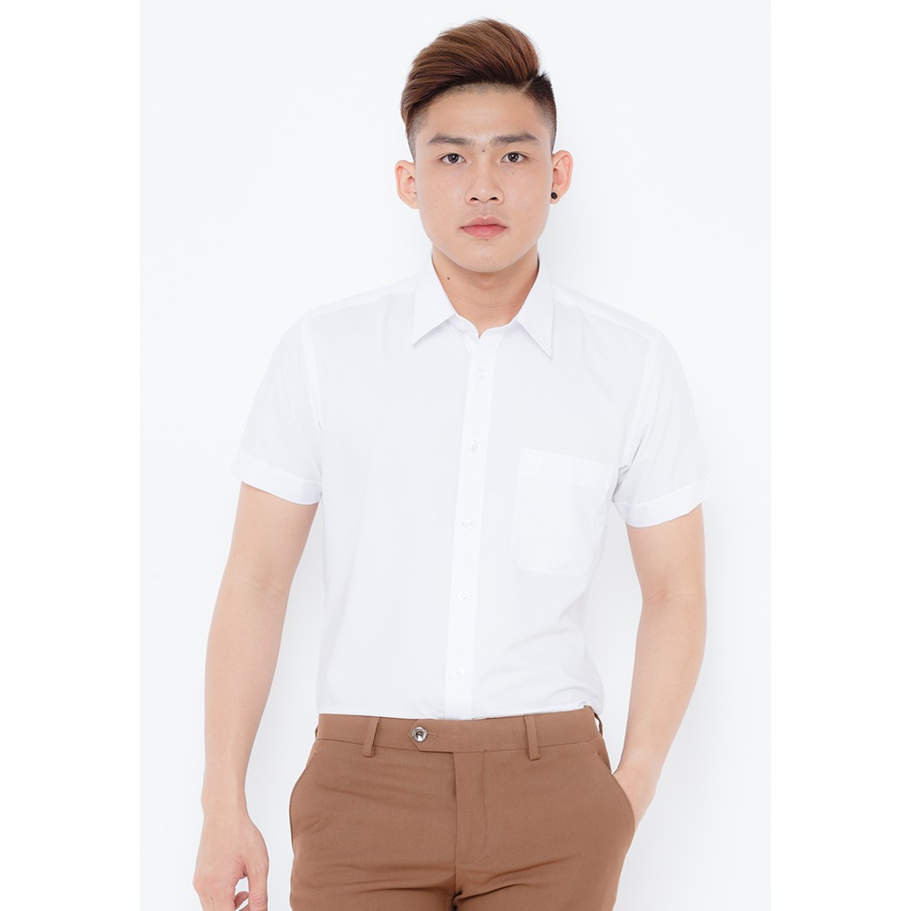 Áo Sơ Mi Ngắn Tay Màu Classic Vĩnh Tiến 265 | BigBuy360 - bigbuy360.vn