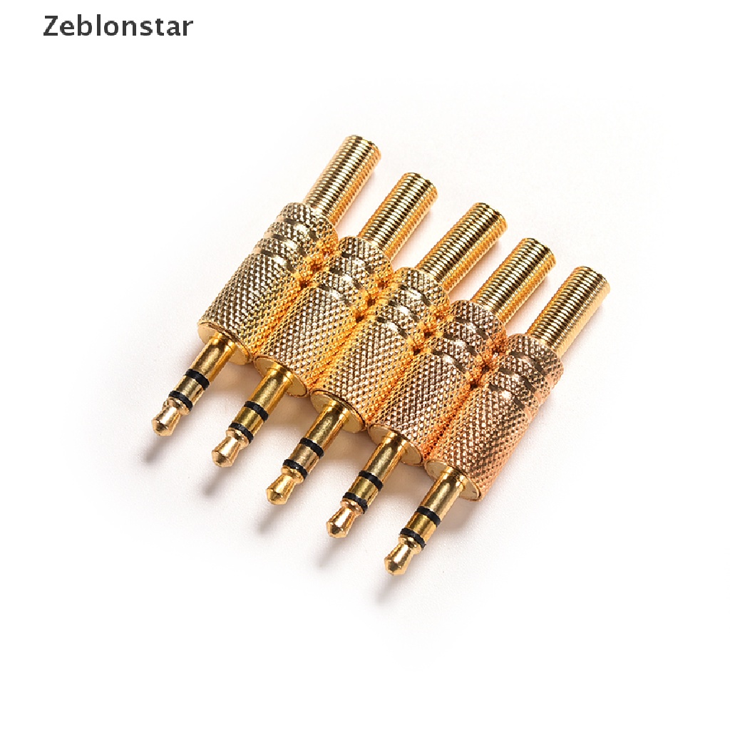 1 Giắc Cắm Âm Thanh TRS Mạ Vàng 3.5mm 1 / 8 &quot;Chất Lượng Cao (s)