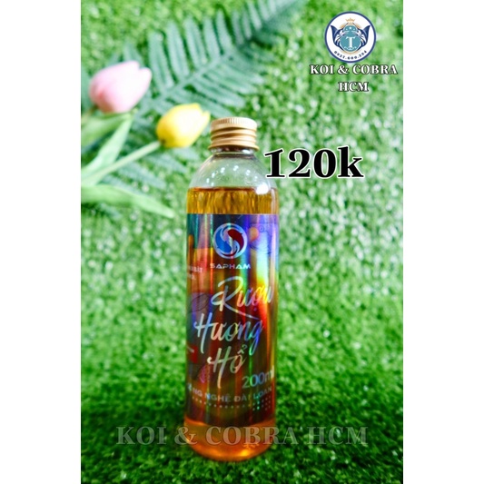 Rượu Hương Hổ Sapham - Tinh mùi câu cá Chép, rô, trắm, trôi…