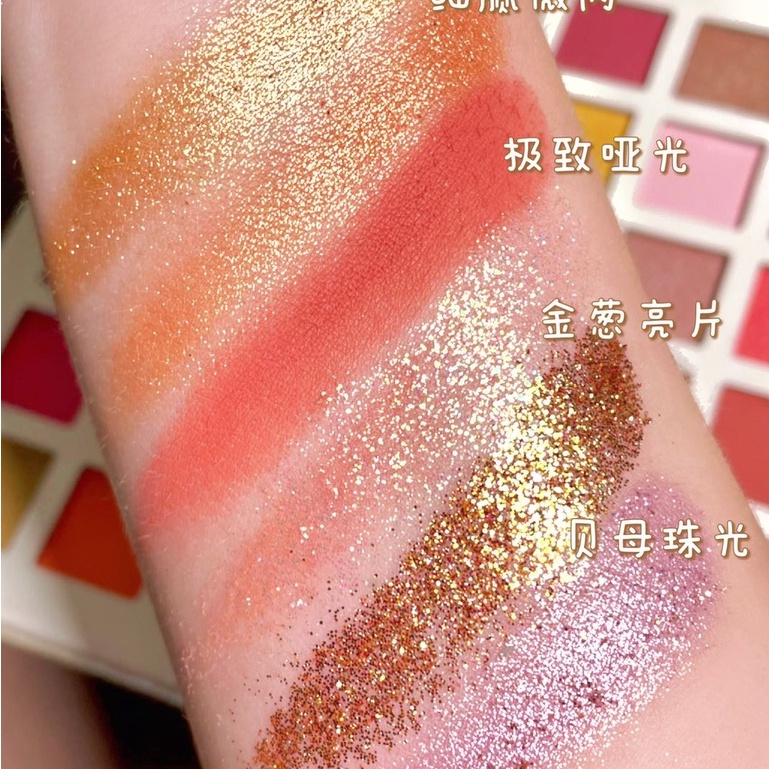 Bảng Phấn Mắt ERSHIQI 42 Màu Sắc Ánh Ngọc Trai Dùng Trang Điểm Sân Khấu