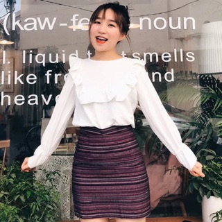 Chân váy thổ cẩm tím