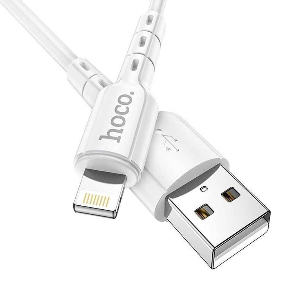 CHÍNH HÃNG Cáp sạc và truyền dữ liệu Hoco DU01 USB to Micro/Lightning/Type-C sạc nhanh 2.4A/3A dài 100cm - CCN