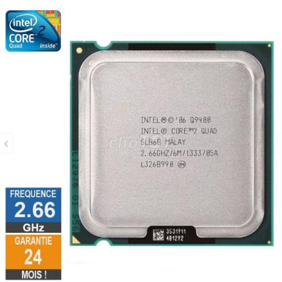Cpu q9400 sk775, được kèm keo tản nhiệt
