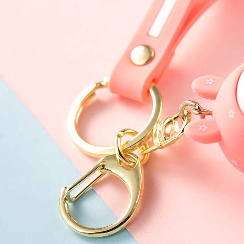 Móc Khóa Hình Thỏ Nhồi Bông Đáng Yêu