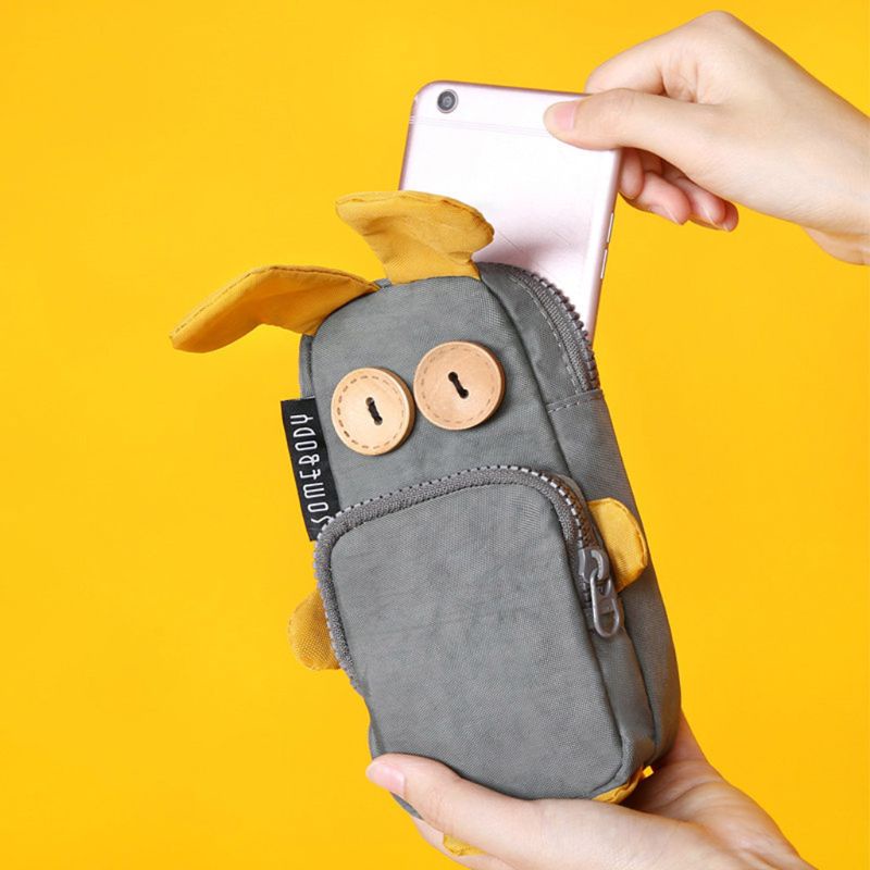 Túi Đựng Bút / Đồ Trang Điểm Họa Tiết Thỏ Hoạt Hình Mới Lạ Cho Học Sinh