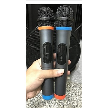 Loa Bluetooth Karaoke  imusic  F12  12 in Nhựa đen + 2  Mic không dây  150w