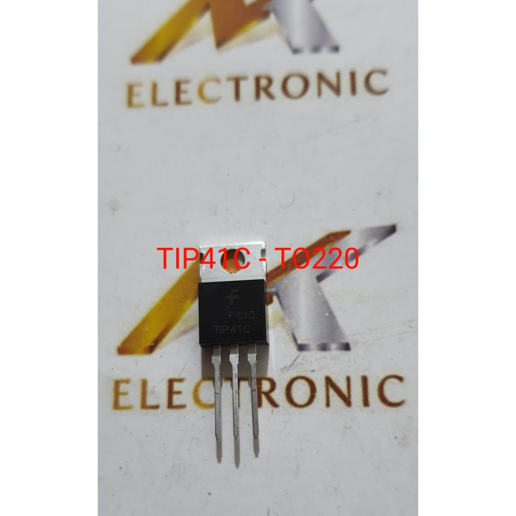 Linh kiện TIP41C TIP41 TO220 NPN TRANSISTOR 6A 100V Nhập Khẩu mới 100% (con)