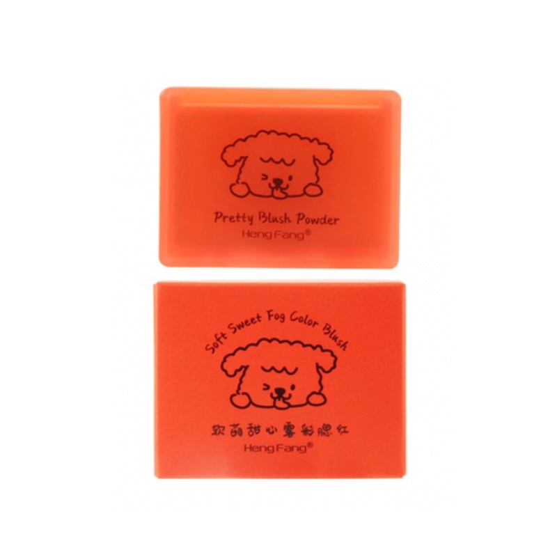 【Trong kho】 Phấn má hồng 4 màu Peach Red Rouge và má hồng dạng kem Lasting Natural Cream Cheek Tint Blush Màu cam hồng đỏ đào