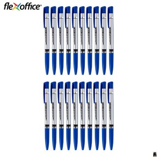 Hộp 20 cây Bút Bi Flexoffice FO-024 -CA//Ngòi--BPR-05/Xanh/Đỏ/Đen .