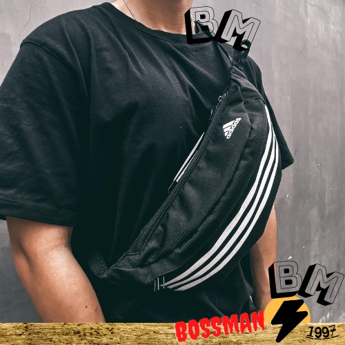 [TV 011] Túi Đeo Chéo Nam Unisex 3 Sọc - Thời Trang - Trẻ Trung - Phong Cách - Túi Bao Tử - BOSSMAN | BigBuy360 - bigbuy360.vn