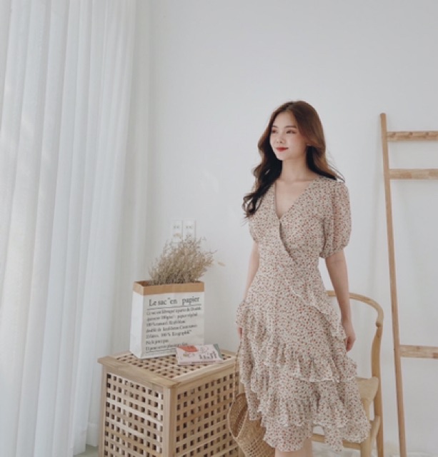 Đầm voan 🌷Đầm voan phối bèo 🌷FREESHIP 🌷Giảm 20k khi nhập mã MADEBY20 | BigBuy360 - bigbuy360.vn