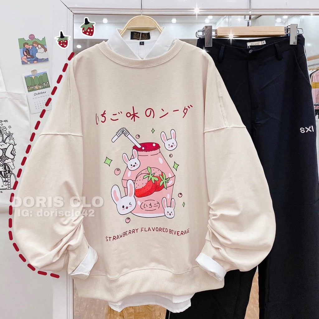 Áo nỉ sweater ngộ nghĩnh