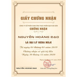 Sữa nghệ Hera 100g