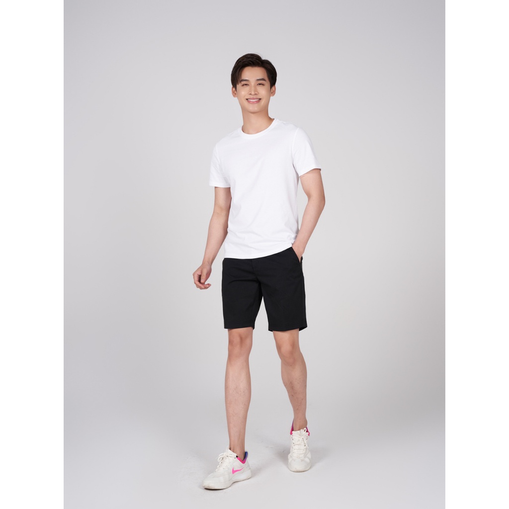 Áo t-shirt nam YODY chất liệu cotton, áo phông cổ tròn in ngực look good feel good TSM5201