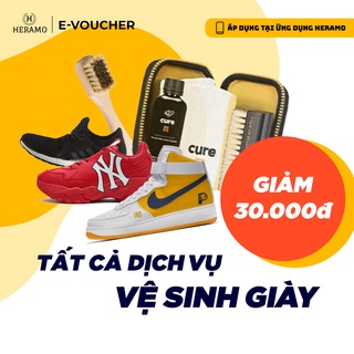 HCM [E-voucher] Giảm 30K Vệ Sinh Giặt Giày Sneaker, Giày Thể Thao - giao nhận tận nơi tại ứng dụng HERAMO