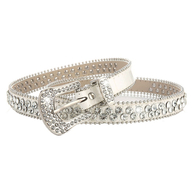 Thắt lưng đính đá lấp lánh thời trang cho nữ