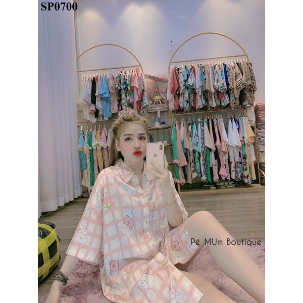 Đầm Váy Ngủ Sơmi Satin Lụa Hình Xinh | BigBuy360 - bigbuy360.vn