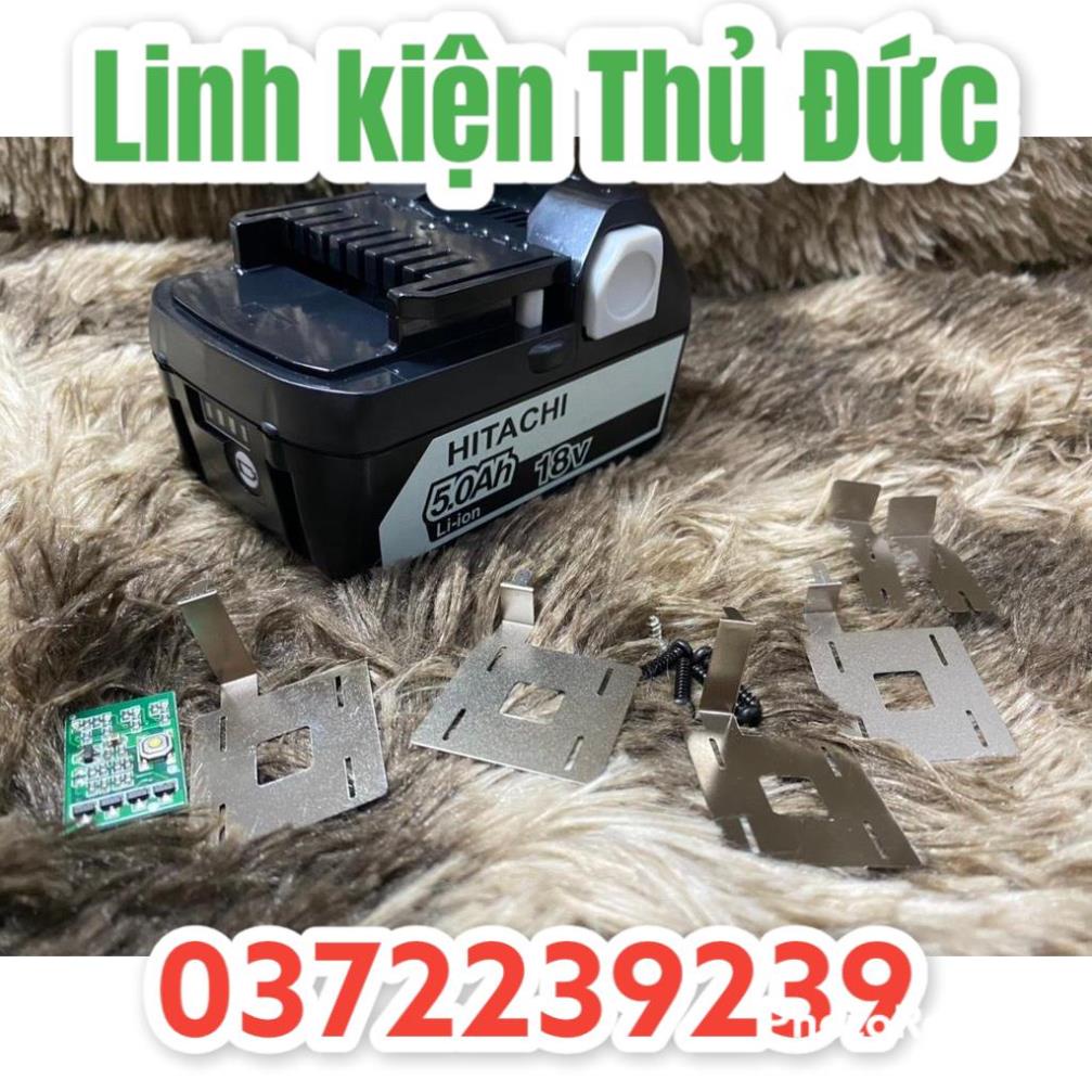 Lktd BN. Vỏ Mạch pin Hitachi 5S 18V, nhận sạc Adadpter và có led báo pin