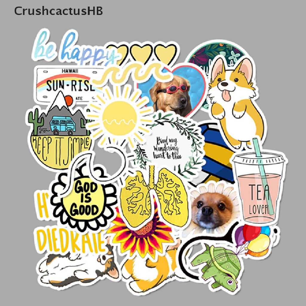 50Pcs Cartoon Girls Kawaii Sticker DIY Suitcase Laptop Guitar Bicycle Car Decals Hot Sell