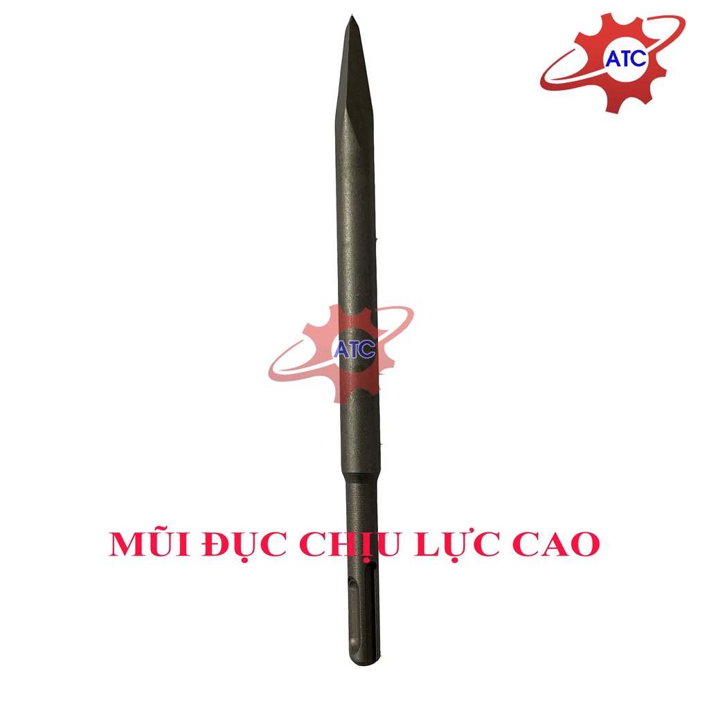 Bộ 5 Mũi Khoan Đục Bê tông lắp vừa cho tất cả máy khoan đục bê tông, Chất liệu thép chịu lực cao