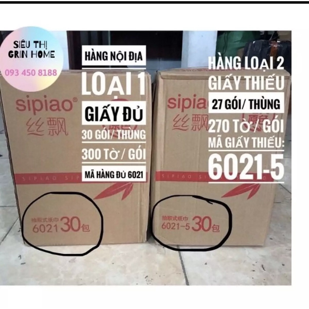 THÙNG 30 GÓI GIẤY ĂN GẤU TRÚC SIPAO- HÀNG ĐỦ
