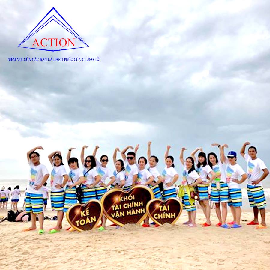 Quần đi biển Team Building, công ty, gia đình, nhóm nam nữ DB11 Bin Action