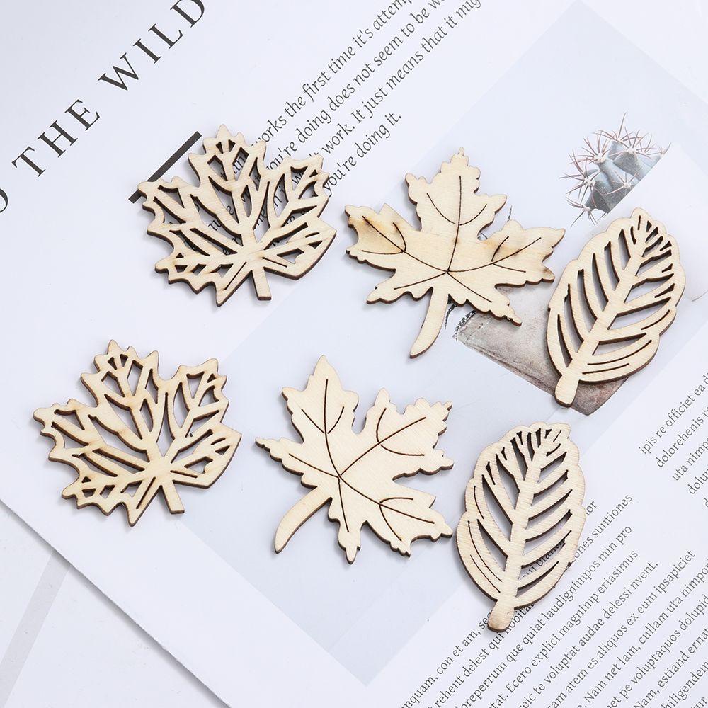 LAKAMIER Bộ 10 Thẻ Gỗ Trang Trí Sổ Lưu Niệm