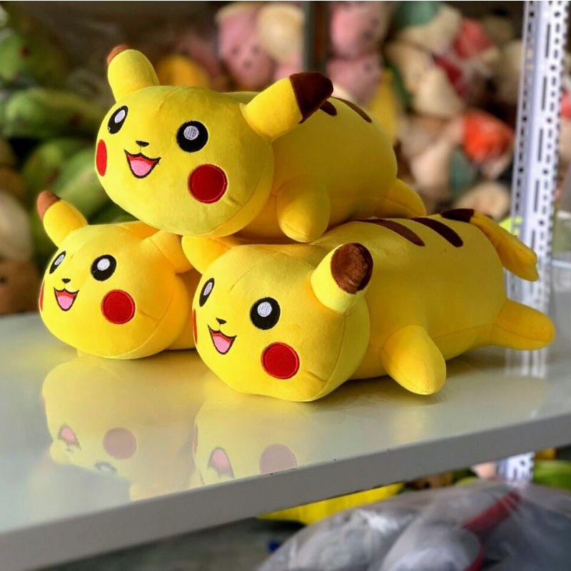 Gấu bông nhiều mẫu mã . pikachu ,cá sấu , chó , mèo thú nhồi bông chi bé ảnh thật hàng đẹp