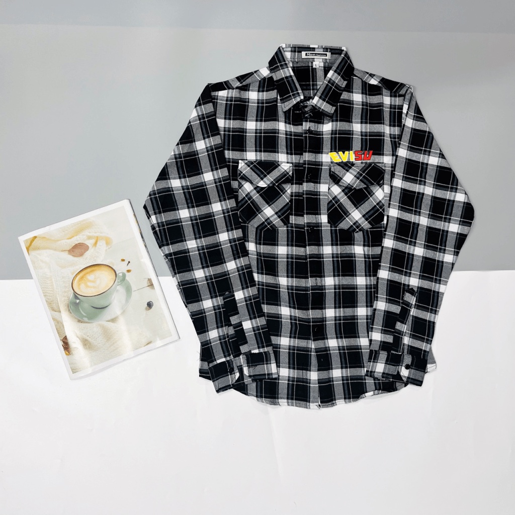 (HCM) ÁO SƠ MI NAM DÀI TAY CARO SIÊU ĐẸP , THỜI TRANG , PHONG CÁCH SOÁI CA HÀN QUỐC KME STORE