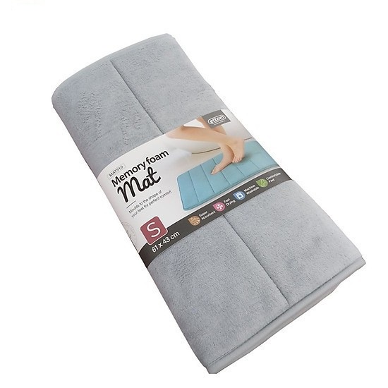 Thảm chùi chân Lock&amp;Lock Memory Foam MAT510 (size S 43x61x1.5 cm )