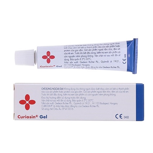 Gel hỗ trợ làm lành vết thương Curiosin (Tuýp 15g) chính hãng