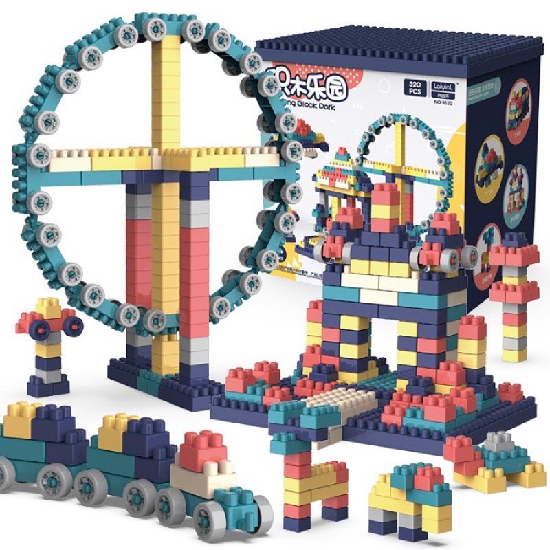 Đồ Chơi Xếp Hình Lego 520 Chi Tiết Tháo Lắp Phát Triển Trí Tuệ Cho Bé