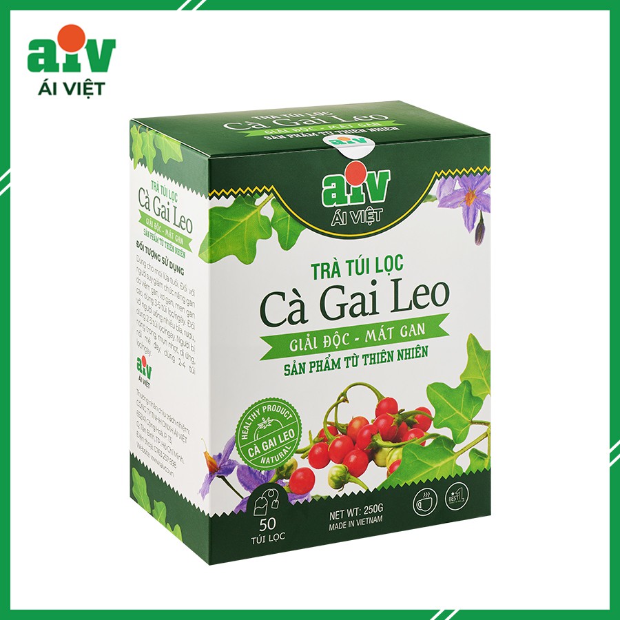Trà Cà Gai Leo Ái Việt giải độc mát gan (250gr - 50 túi) | BigBuy360 - bigbuy360.vn