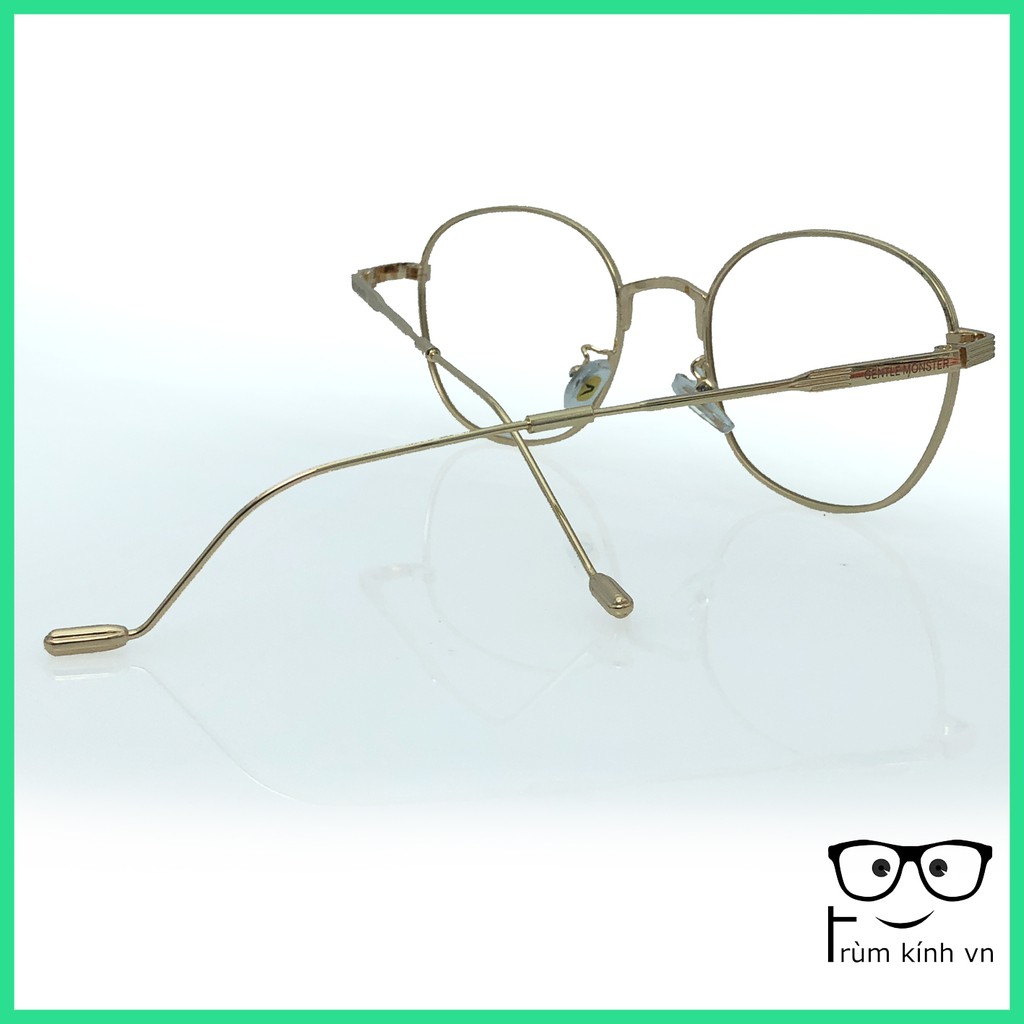 Gọng kính kim loại mắt tròn nam nữ GC màu sắc thời trang càng kính nhẹ nhàng | BigBuy360 - bigbuy360.vn