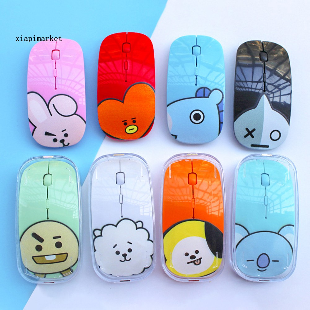 chuột không dây Hình Bt21 Chimmy Cooky Rj Mang