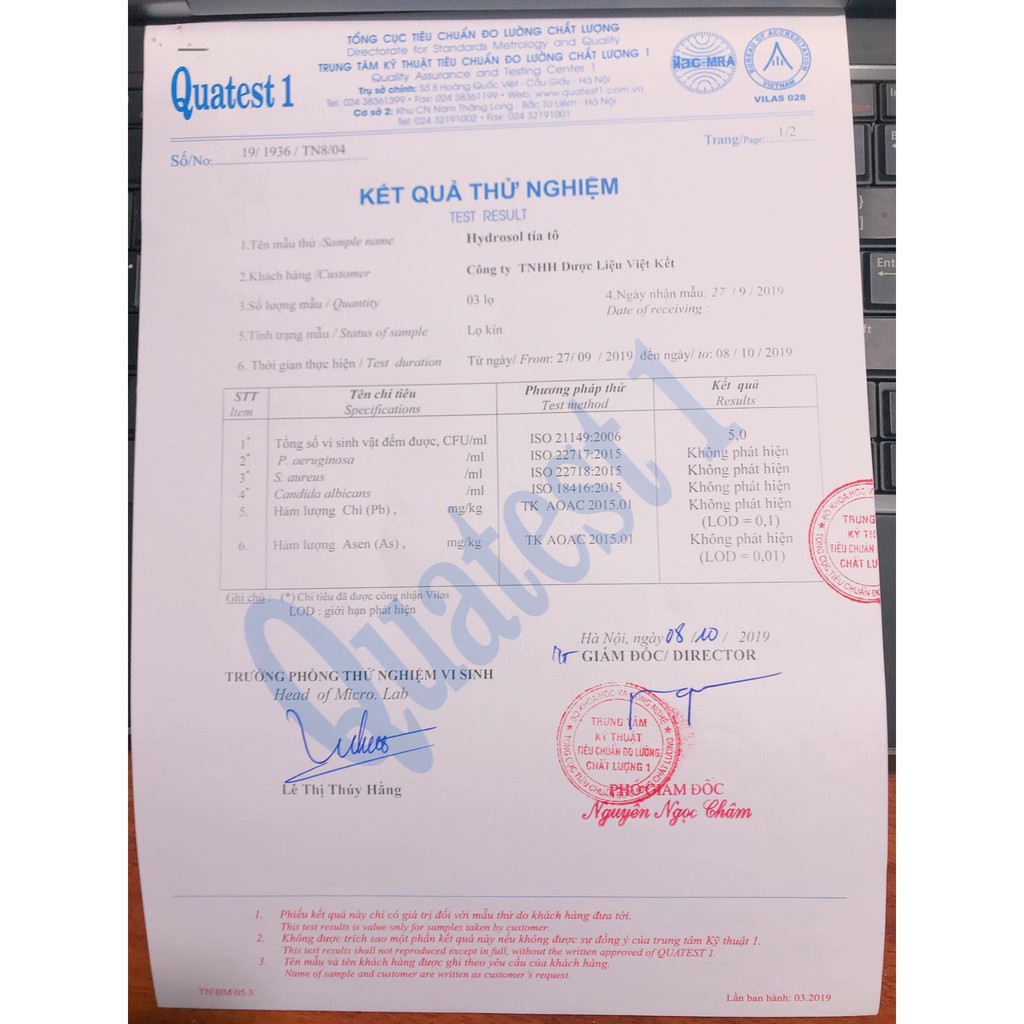 Xịt Dưỡng Da Mặt - Tía Tô Việt Kết