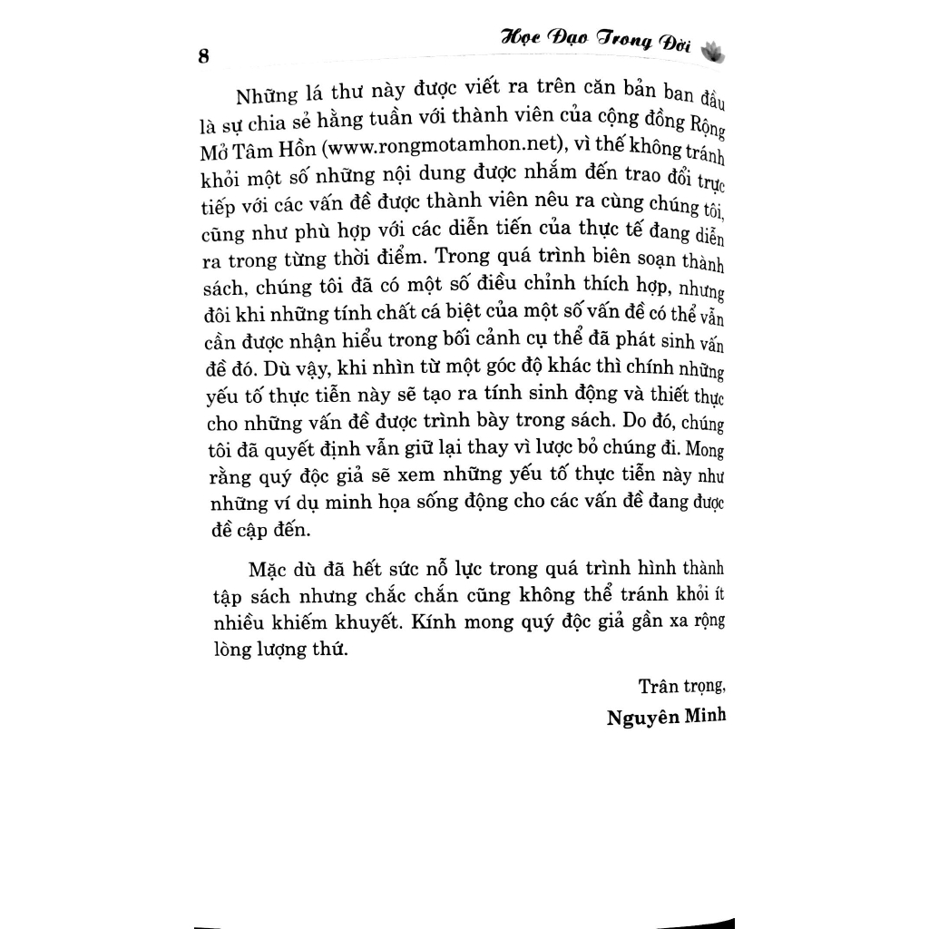 Sách - Học Đạo Trong Đời