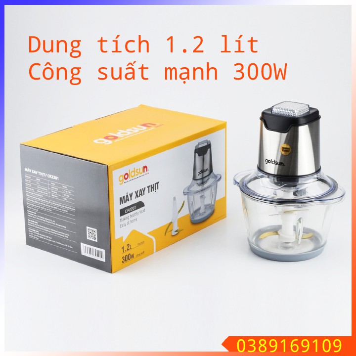 Máy xay thịt Goldsun CR2201 -Hàng chính hãng bảo hành 12 tháng