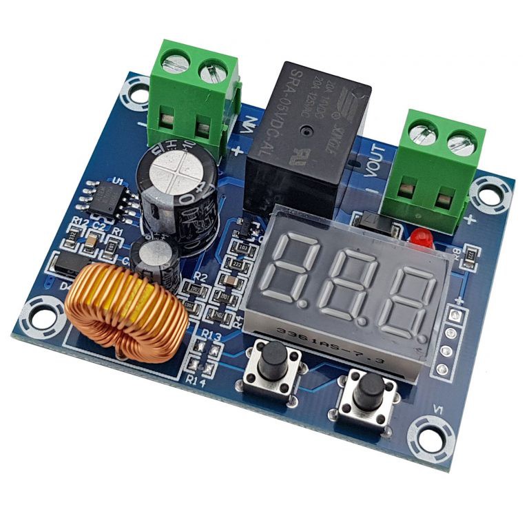 Mạch Bảo Vệ Xả Pin Ắc Quy 12-36V khi nguồn thấp XH-M609 M535