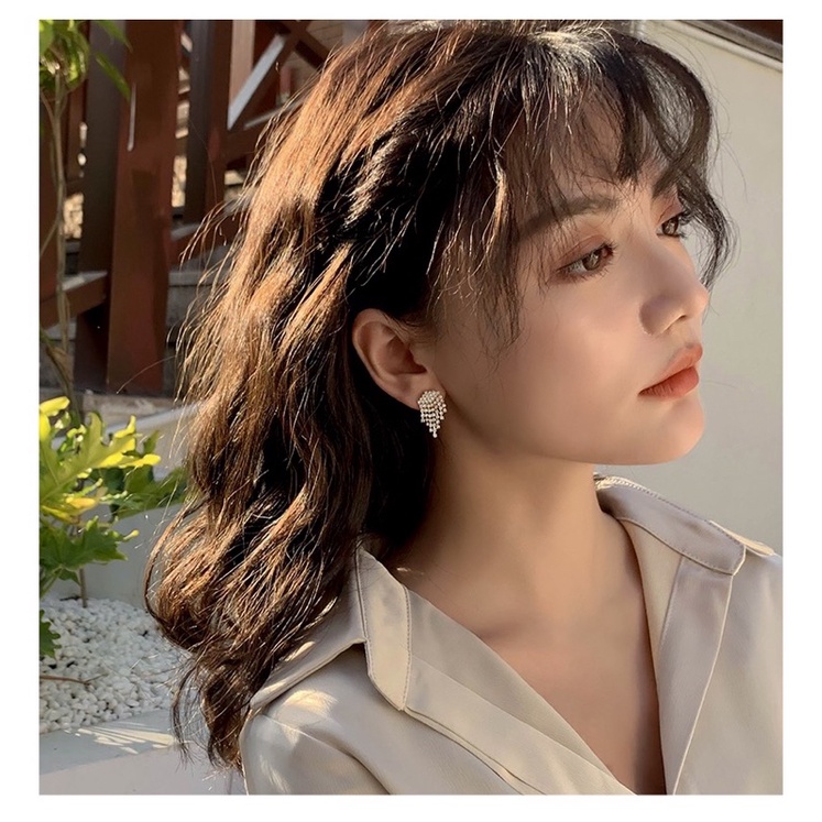 Hoa tai đính đá đi tiệc sang trọng - Maben