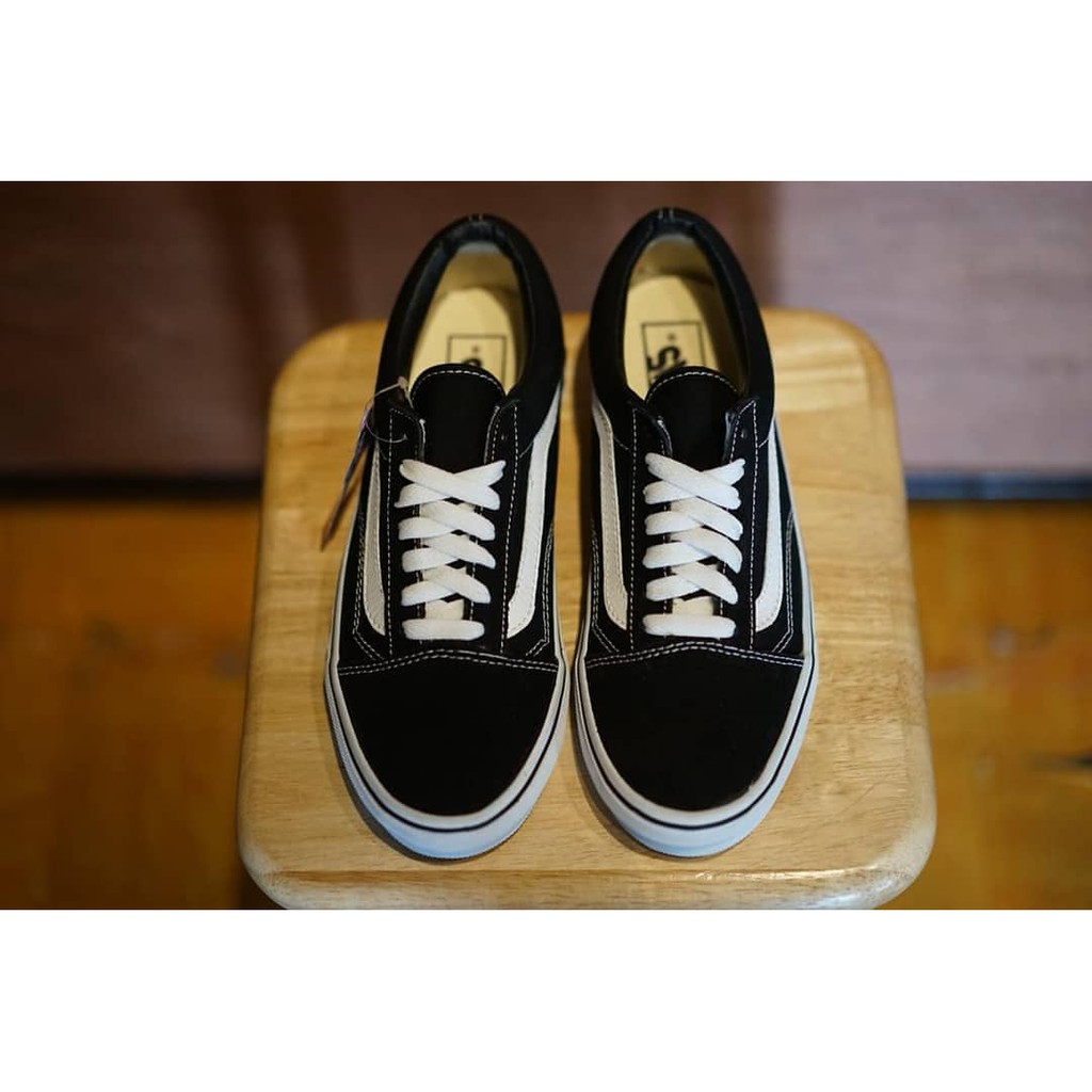 Giày V old skool mũi và gót da lộn các màu, giày thể thao nam nữ vải buộc dây thấp cổ | BigBuy360 - bigbuy360.vn